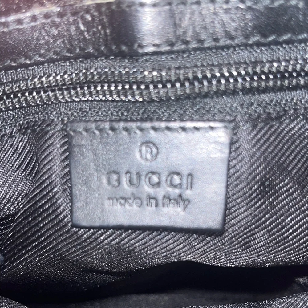 Gucci Black Patterned Messenger Bag - Picture 7 of 10